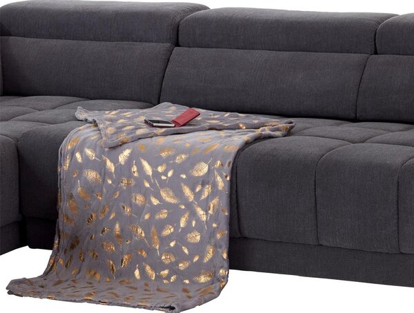 Modern Living Sedežna Garnitura Hogan, Siva, Relax Funkcija