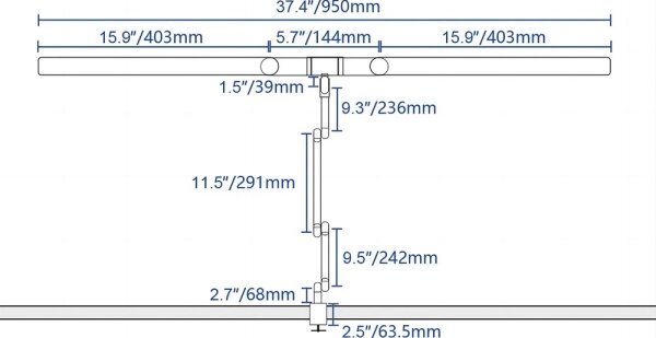 LED Zatemnitvena namizna svetilka na dotik LED/24W/230V 3000-6500K CRI 92 črna