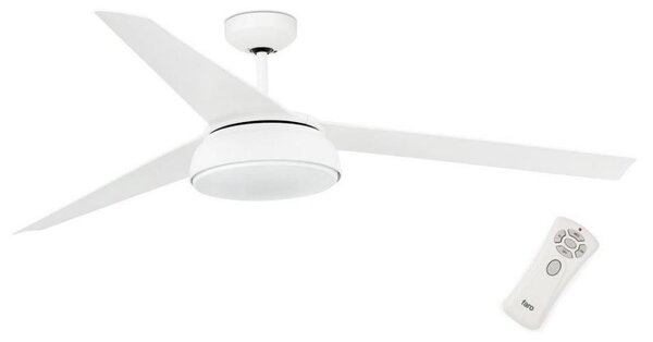 FARO 33549 - LED Zatemnitveni stropni ventilator VULCANO LED/25W/230V bela pr. 152 cm + Daljinski upravljalnik