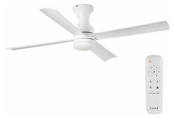 FARO 33756 - LED Stropni ventilator FRASER LED/16W/230V bela pr. 120 cm + Daljinski upravljalnik