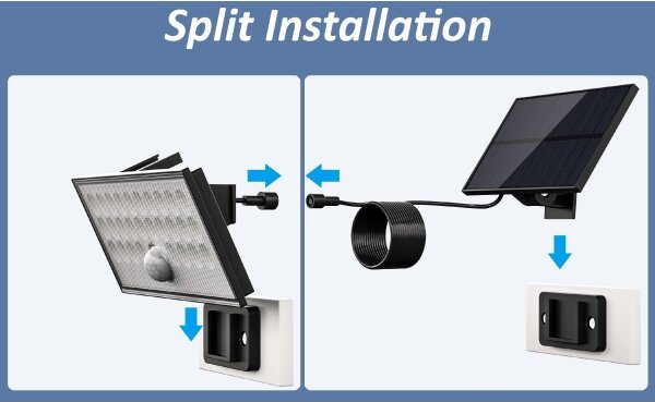 Top Light-LED Solarni stenski reflektor HELEON VARIO LED/8W/3,7V IP65 4000K + Daljinski upravljalnik