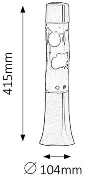 Rabalux 4109 - L svetilka MARSHAL 1xE14/25W/230V