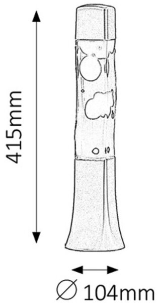 Rabalux 4110 - L svetilka MARSHAL 1xE14/25W/230V