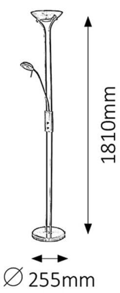 Rabalux 4075 - Talna svetilka BETA 1xR7s/230W + 1xG9/40W