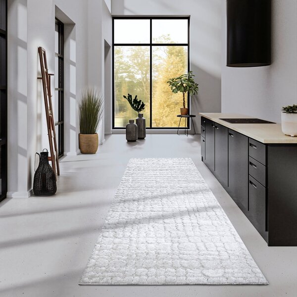 Kremno bel tekač 80x240 cm Artistique Cream White – Elle Decoration