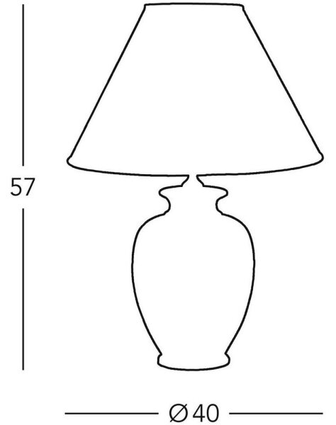 Kolarz 0014.74 - Namizna svetilka GIARDINO 1x E27/100W/230V