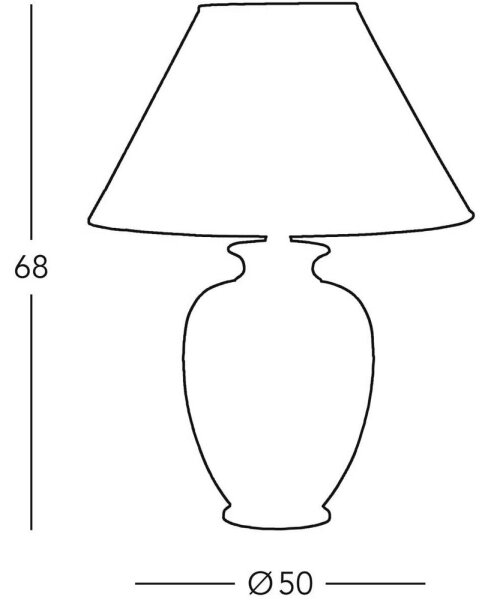 Kolarz 0014.75 - Namizna svetilka GIARDINO 1xE27/100W/230V