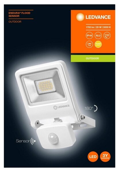 Ledvance - LED Reflektor s senzorjem ENDURA LED/20W/230V IP44