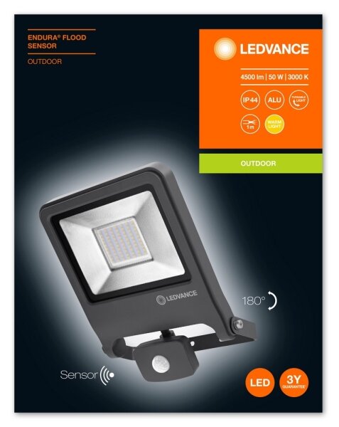 Ledvance - LED Reflektor s senzorjem ENDURA LED/50W/230V IP44