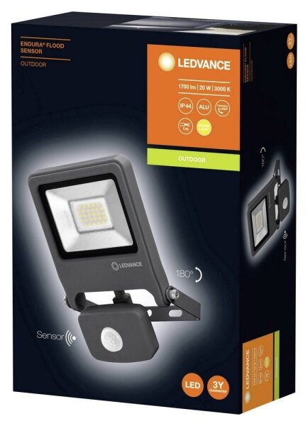 Ledvance - LED Reflektor s senzorjem ENDURA LED/20W/230V IP44