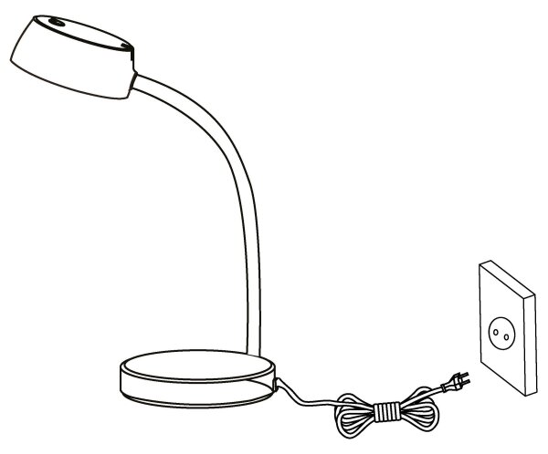 Eglo 99334 - LED Namizna svetilka CABALES LED/4,5W/230V