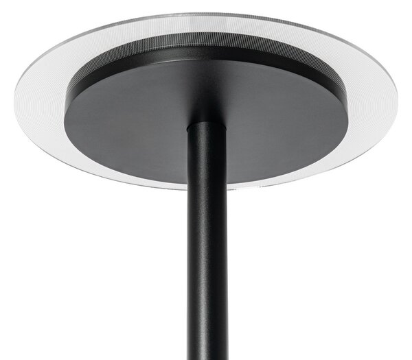 Arcchio LED-stoječa svetilka Frile, črna, višina 190 cm, z možnostjo regulacije, zatemnjen, Črna, Dnevna soba / jedilnica, Aluminij, Sodobni