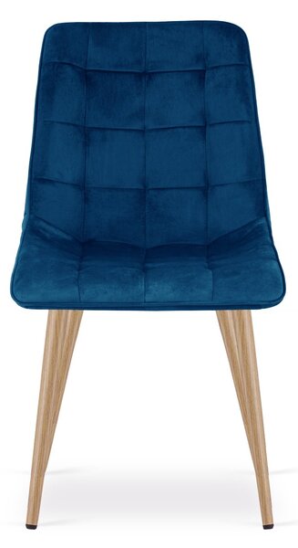 Jedilni stol SPLIT VELVET, moder