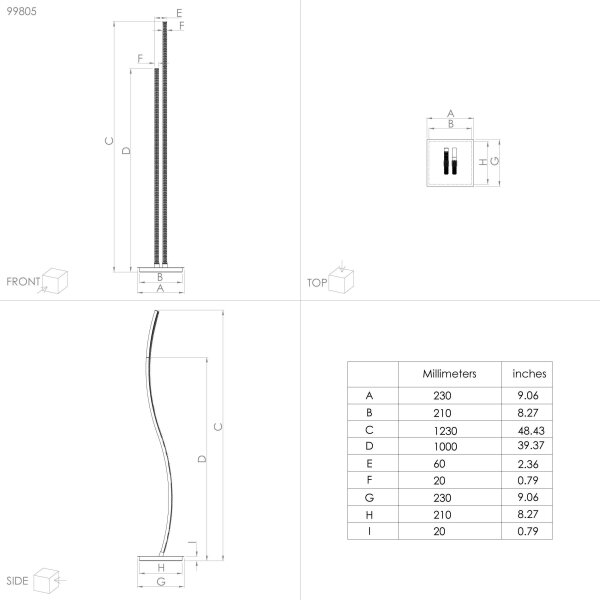 Eglo 99805 - LED Talna svetilka LEJIAS LED/8W/230V