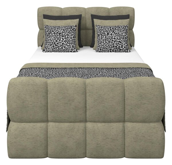 Premium Living Postelja Boxspring Brisbane, Zelena, 120x200