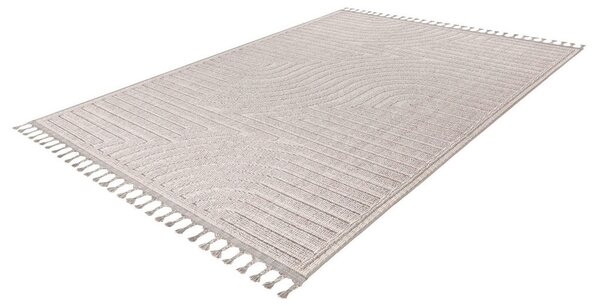 RAVNO TKANA PREPROGA 160/230 cm tkano srebrne barve