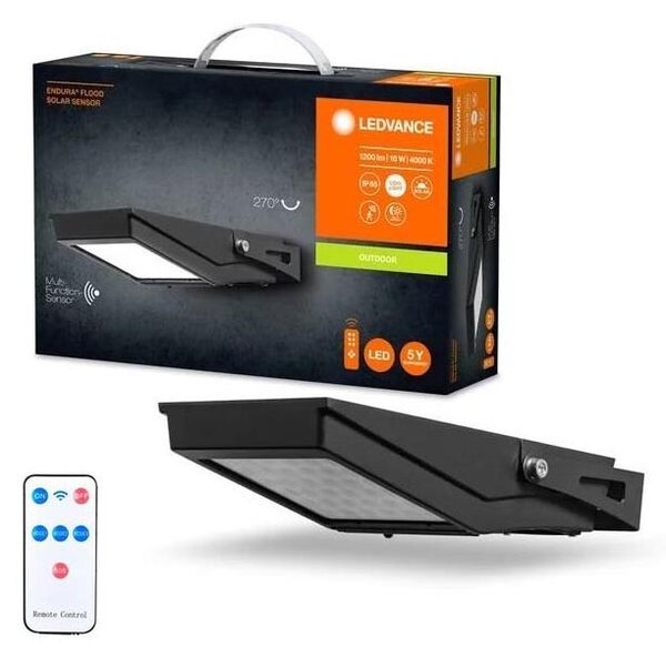 Ledvance - LED Zunanji solarni reflektor s senzorjem FLOOD LED/10W/3,6V IP65