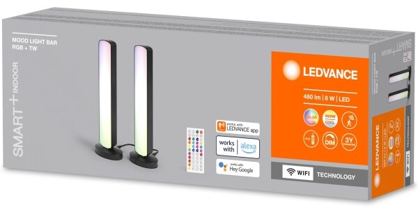 Ledvance - SET 2x LED RGBW Zatemnitvena namizna svetilka MOOD LIGHT LED/4W/230V + Daljinski upravljalnik