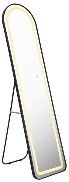 Ogledalo z LED osvetlitvijo, kovina, umetna masa, steklo