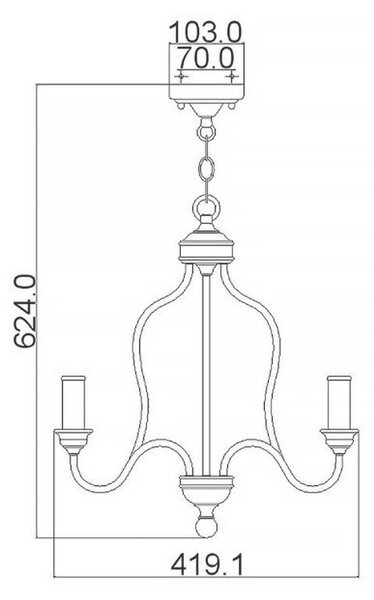 LESTENEC Hartsville 41.9/59.7 cm E14
