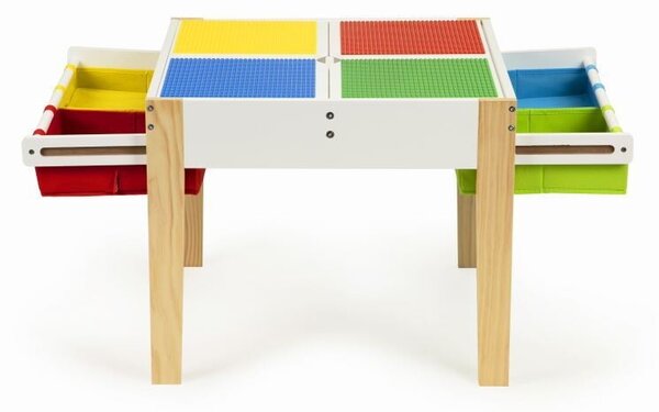 Otroški leseni komplet pohištva 2v1 - Legoplay