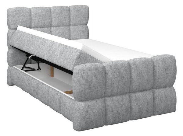 Premium Living Postelja Boxspring Brisbane, Siva, 120x200