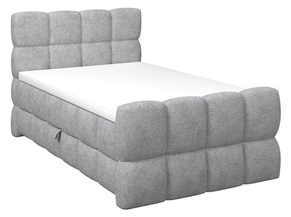 Premium Living Postelja Boxspring Brisbane, Siva, 120x200