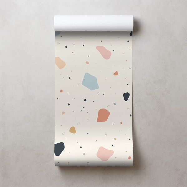 Fototapeta pastelne terrazzo oblike