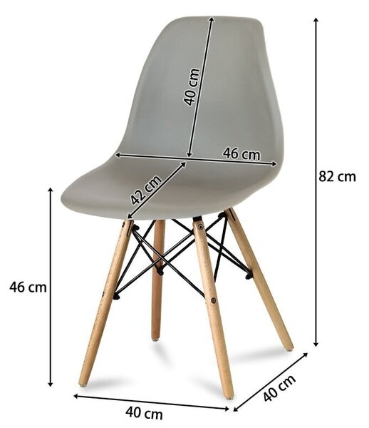 Stol - Oslo Grey