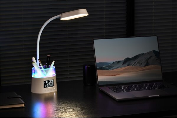 Immax 08980L-LED RGBW Zatemnitvena svetilka s pencil holder FALCON LED/10W/5V