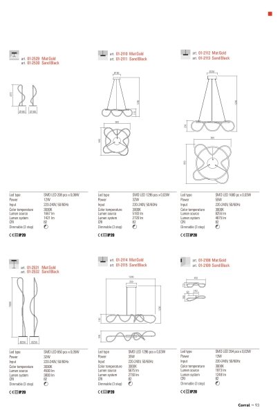 Redo 01-2530 - LED Zatemnitvena namizna svetilka CORRAL LED/12W/230V črna