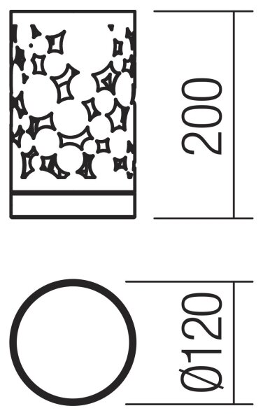 Redo 01-2142 - Namizna svetilka MELIA 1xE14/28W/230V