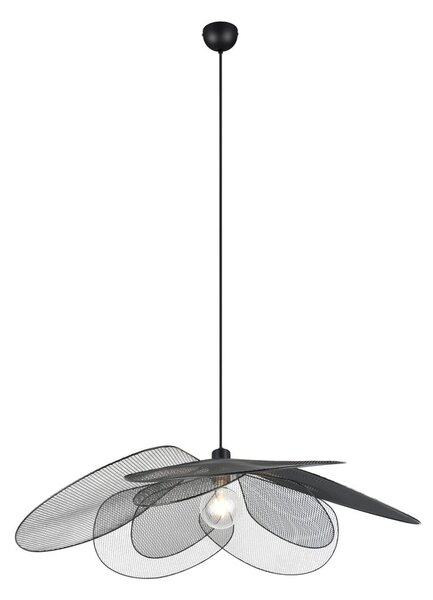 Mat črna viseča svetilka ø 87 cm Fleure – Reality