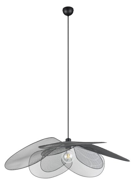 Mat črna viseča svetilka ø 87 cm Fleure – Reality