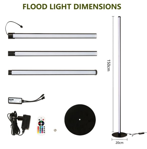 Immax NEO 07776L - LED RGB Zatemnitvena svetilka AMBIENTE LED/12W/230V Wi-Fi Tuya + Daljinski upravljalnik