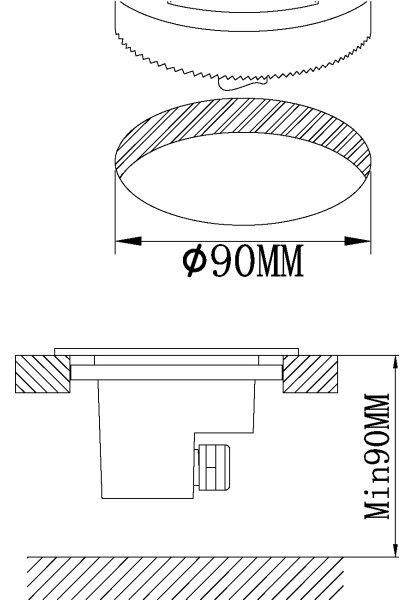 Eglo 93481 - LED Zunanja svetilka za dovozno pot LAMEDO LED/2,5W/230V IP67