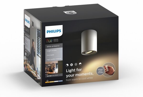 Philips 56330/31/P7 - LED Zatemnitveni reflektor PILLAR Hue 1xGU10/5,5W