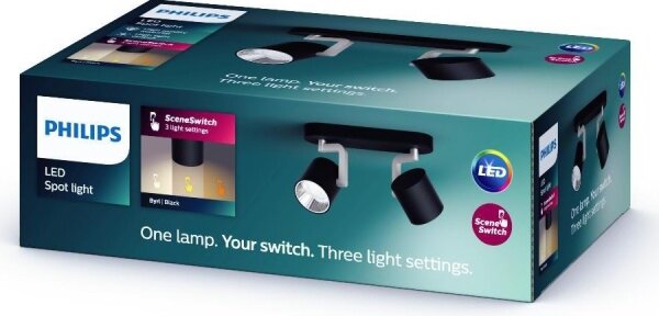 Philips 50672/30/P0 - LED Zatemnitveni reflektor BYRL 2xLED/4.5W/230V