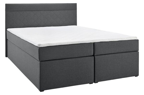 Bessagi Home Postelja Boxspring Rosa, Antracit, 140x200