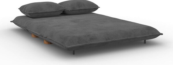 Bessagi Home Dvosed Z Ležiščem Bella, Temno Siva