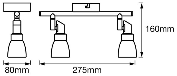 Ledvance - LED Reflektor SPOT 2xG9/2W/230V