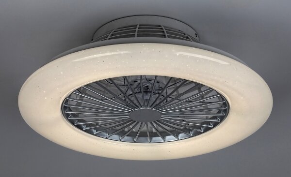 Rabalux - LED Zatemnitvena stropna svetilka z ventilatorjem LED/30W/230V + Daljinski upravljalnik