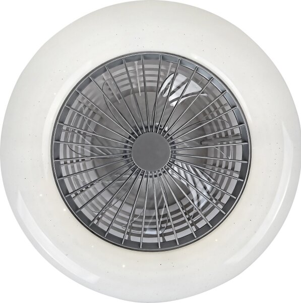 Rabalux - LED Zatemnitvena stropna svetilka z ventilatorjem LED/30W/230V + Daljinski upravljalnik