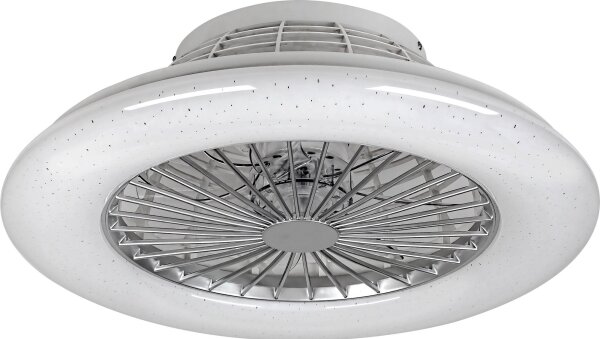 Rabalux - LED Zatemnitvena stropna svetilka z ventilatorjem LED/30W/230V + Daljinski upravljalnik