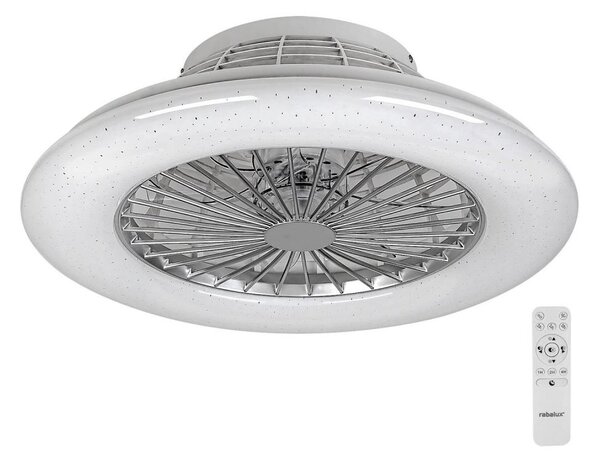 Rabalux - LED Zatemnitvena stropna svetilka z ventilatorjem LED/30W/230V + Daljinski upravljalnik