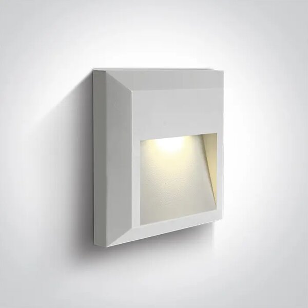 VANJSKA ZIDNA LED SVJETILJKA BIJELA 2W CCT DARK LIGHT IP65 DM67388B/W/V