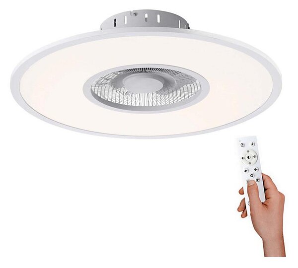 Leuchten Direkt 14642-16-LED Zatemnitvena svetilka z ventilatorjem LED/32W/230V + Daljinski upravljalnik