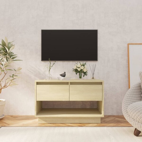 VidaXL TV omarica sonoma hrast 70x41x44 cm iverna plošča