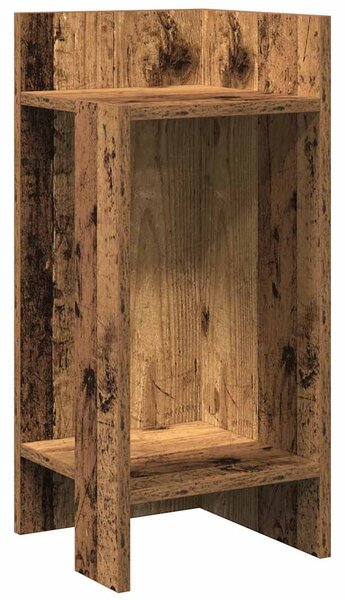 VidaXL Stranska mizica s polico Old Wood 25,5x27x60 cm