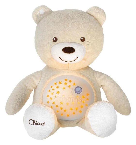 Chicco - Projektor z melodijo BABY BEAR 3xAAA bež